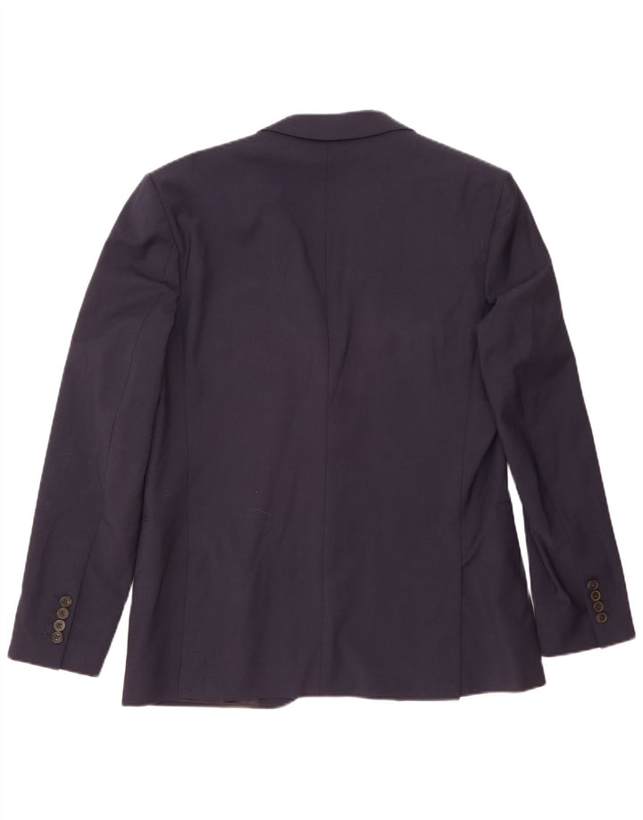Reiss Ανδρικό σακάκι σακάκι με 2 κουμπιά UK 40 Large Navy Blue Wool