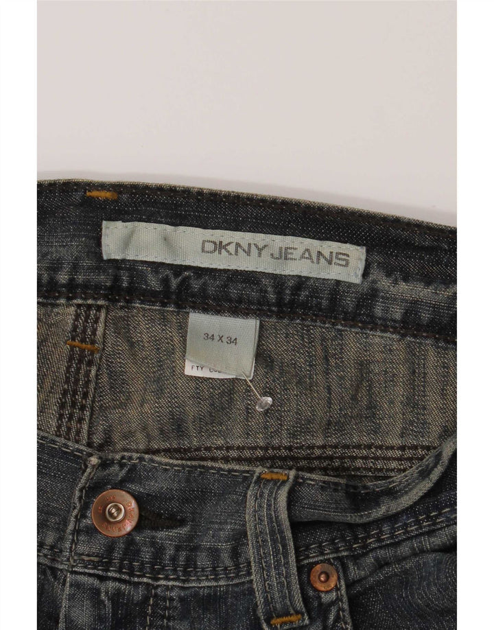 Ανδρικό τζιν ίσιο Dkny W34 L34 Μπλε βαμβακερό