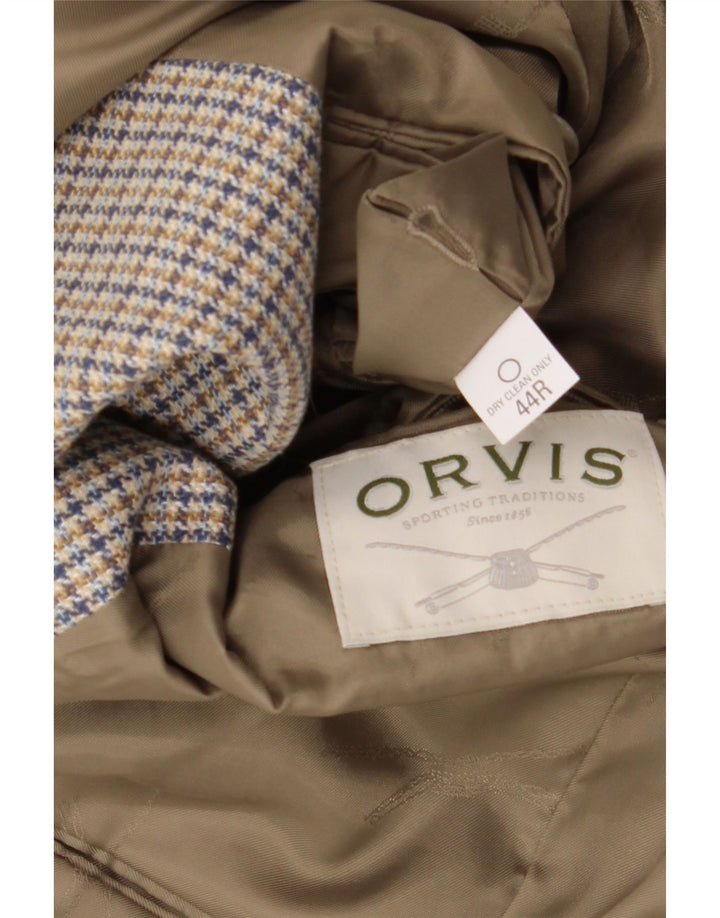 Orvis Ανδρικό σακάκι σακάκι με 2 κουμπιά UK 44 2XL Beige Houndstooth