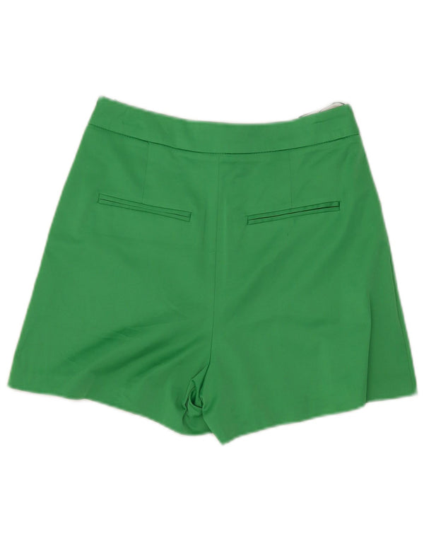 Zara Γυναικείο Ψηλόμεσο Casual σορτς Small W26 Green Polyester