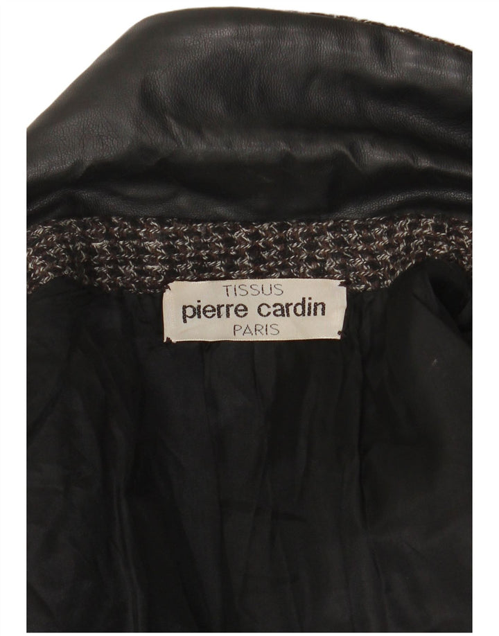 Pierre Cardin Γυναικείο Πανωφόρι UK 10 Small Black Flecked