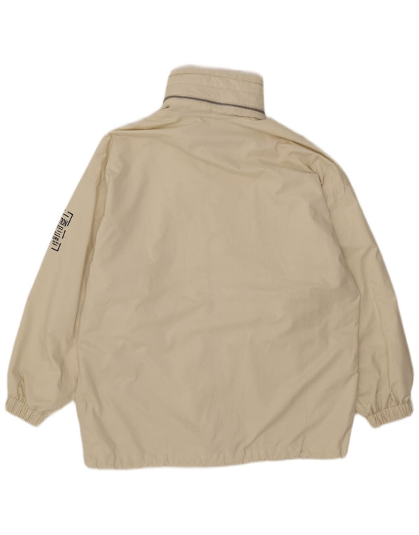 Elho Mens Hooded Loose Fit Rain Jacket UK 36 Small White Polyester