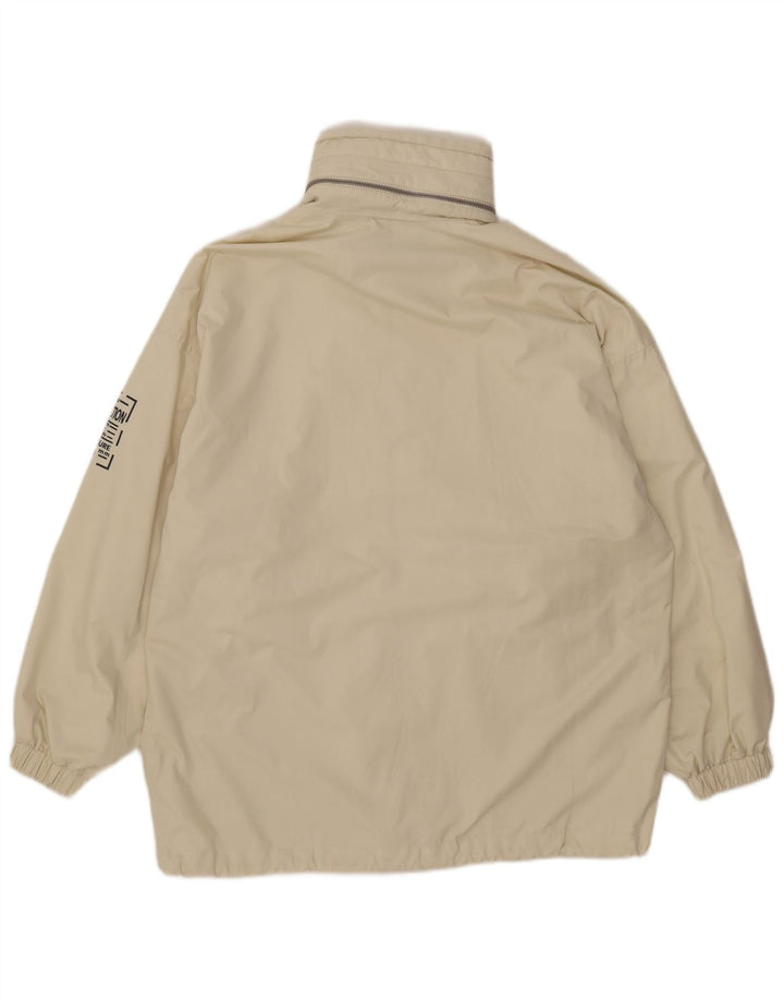 Elho Ανδρικό μπουφάν βροχής με κουκούλα Loose Fit UK 36 Small White Polyester