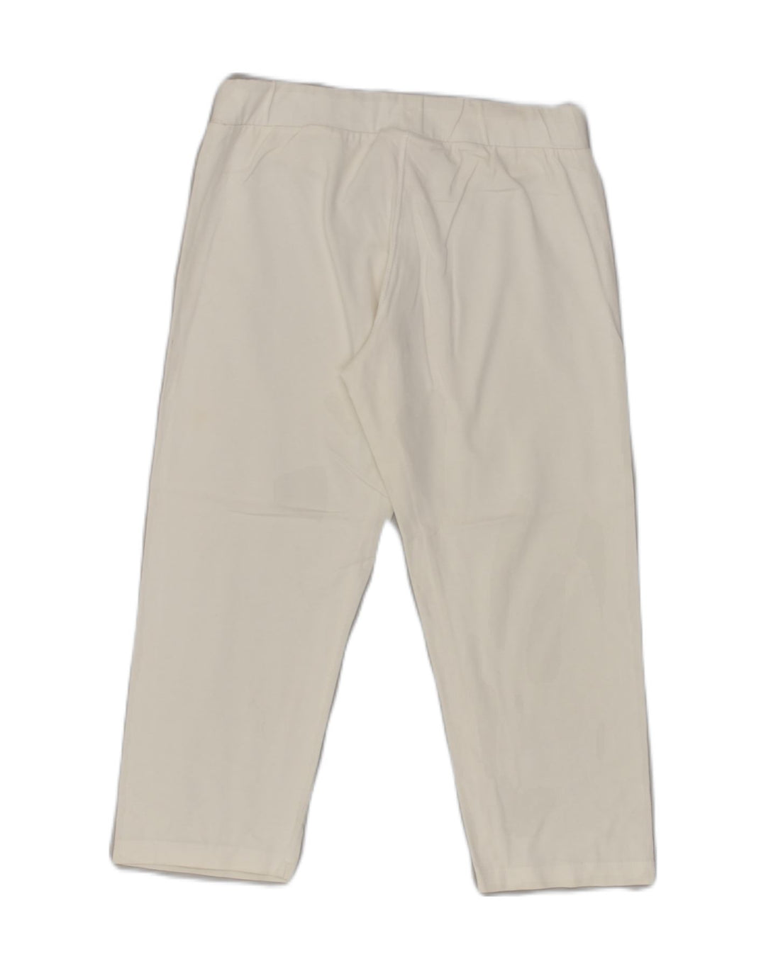 CHAMPION Womens Capri Tracksuit Trousers UK 10 Small Off White | Vintage Champion | Thrift | Second-Hand Champion | Used Clothing | Messina Hembry 
