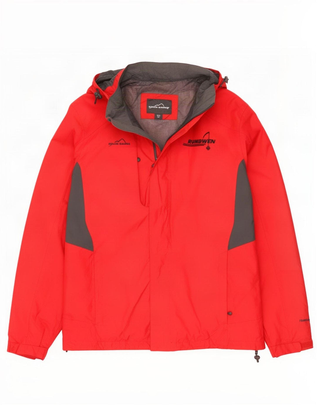 Eddie Bauer Ανδρικό Μπουφάν αντιανεμικό 2XL Κόκκινο Colourblock Πολυεστέρας