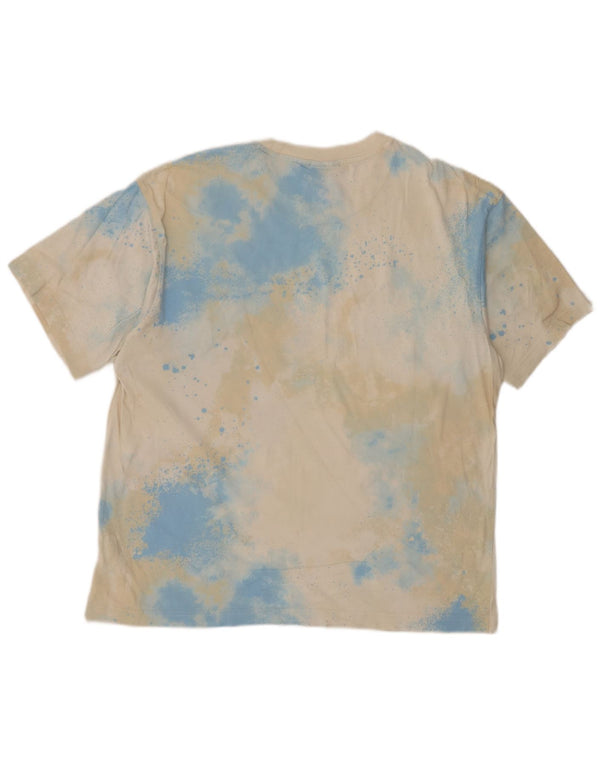 Ανδρικό T-Shirt Adidas Top Μέτριο Πολύχρωμο Tie Dye Cotton