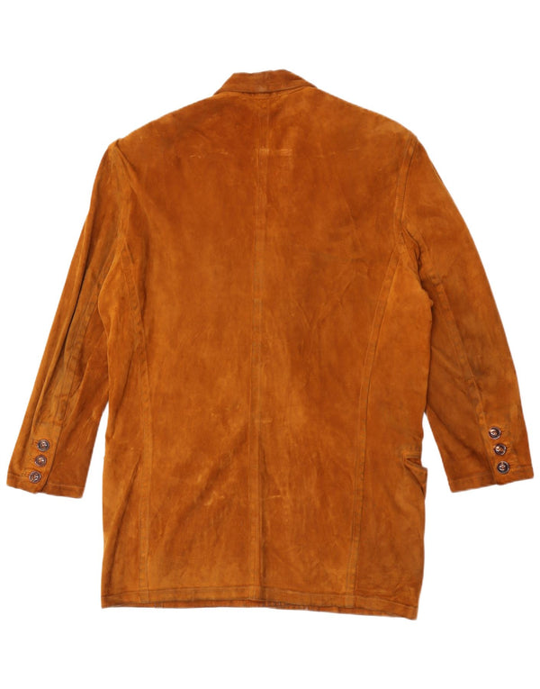 Vintage γυναικείο διπλό σουέτ σακάκι UK 18 XL Beige