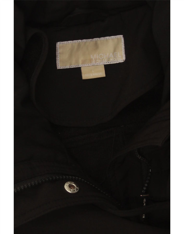 Michael Kors Γυναικείο Πανωφόρι UK 14 Large Black Polyester