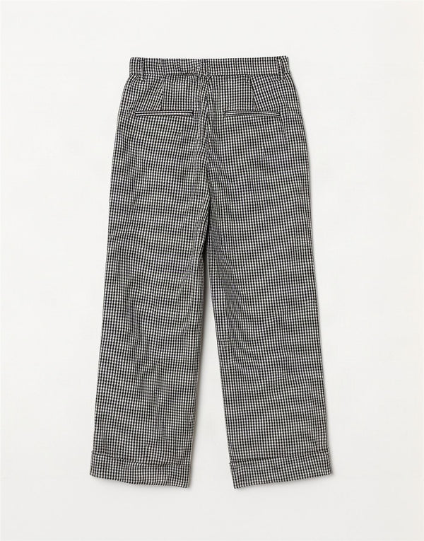 Zara Γυναικείο Ψηλόμεσο Παντελόνι Μικρό W26 L25 Μαύρο Houndstooth