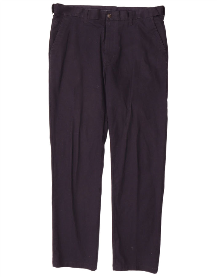 Marks & Spencer Mens Blue Harbour κανονικό παντελόνι Chino W38 L33 Navy Blue