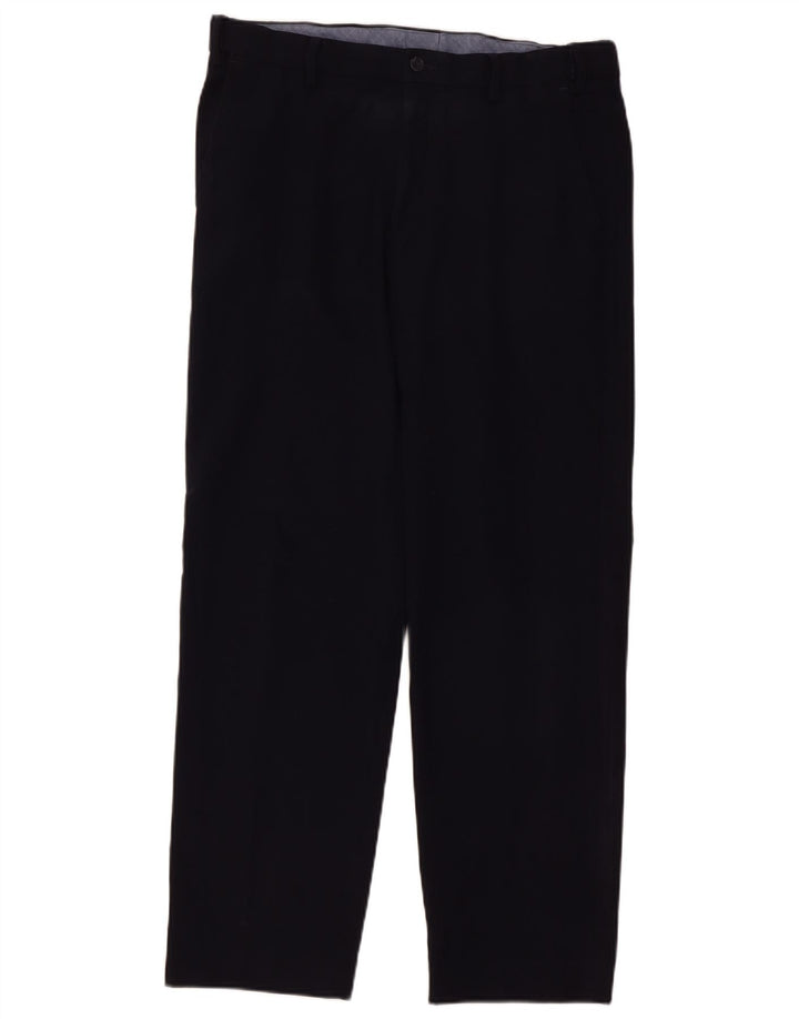 Marks & Spencer Ανδρικό ίσιο κανονικό παντελόνι W34 L31 Navy Blue