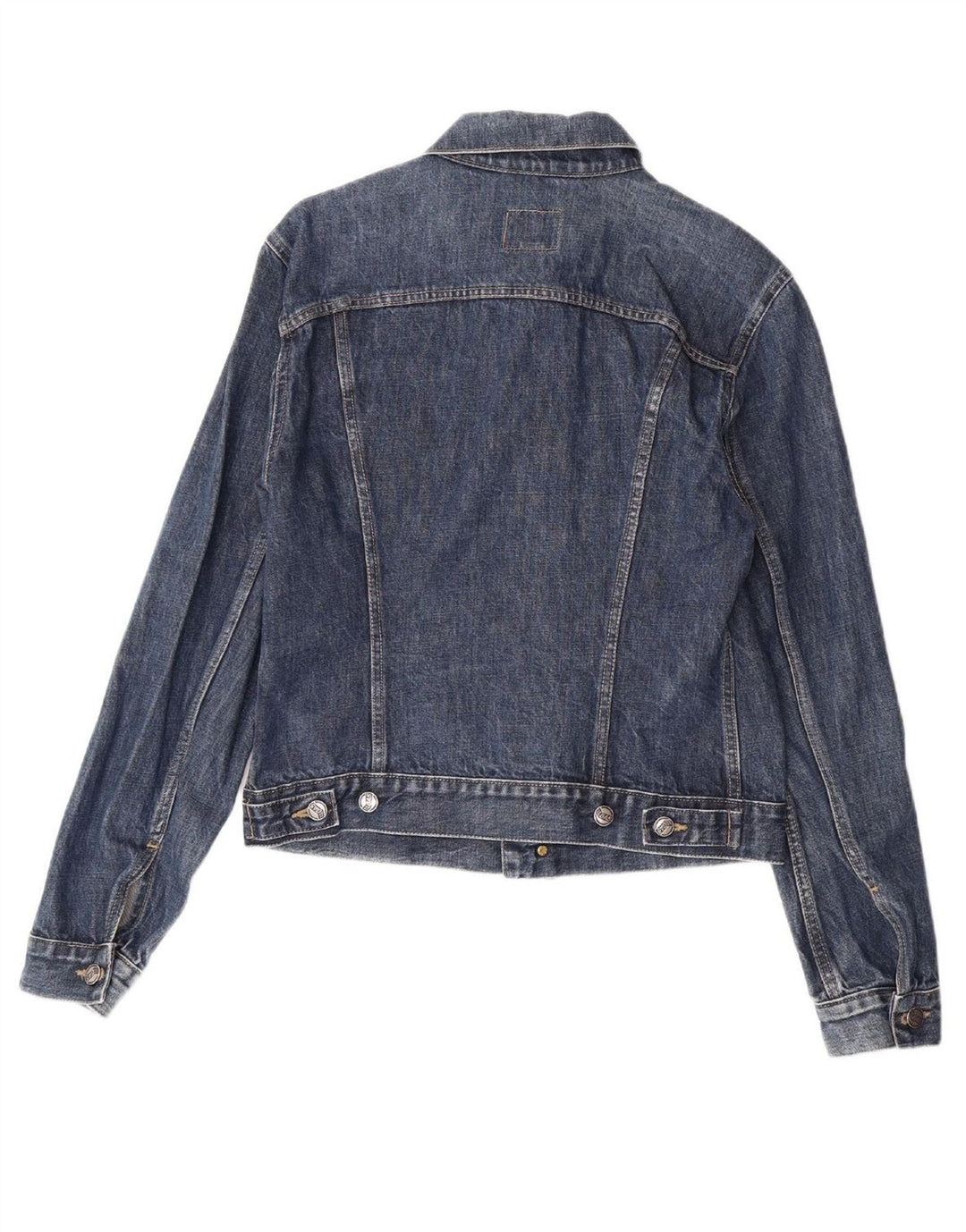 GAS Womens Denim Jacket UK 14 Medium Blue Cotton