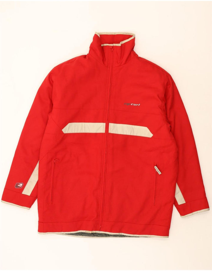 Ανδρικό μπουφάν Rip Curl UK 40 Large Red Colourblock Πολυεστέρας