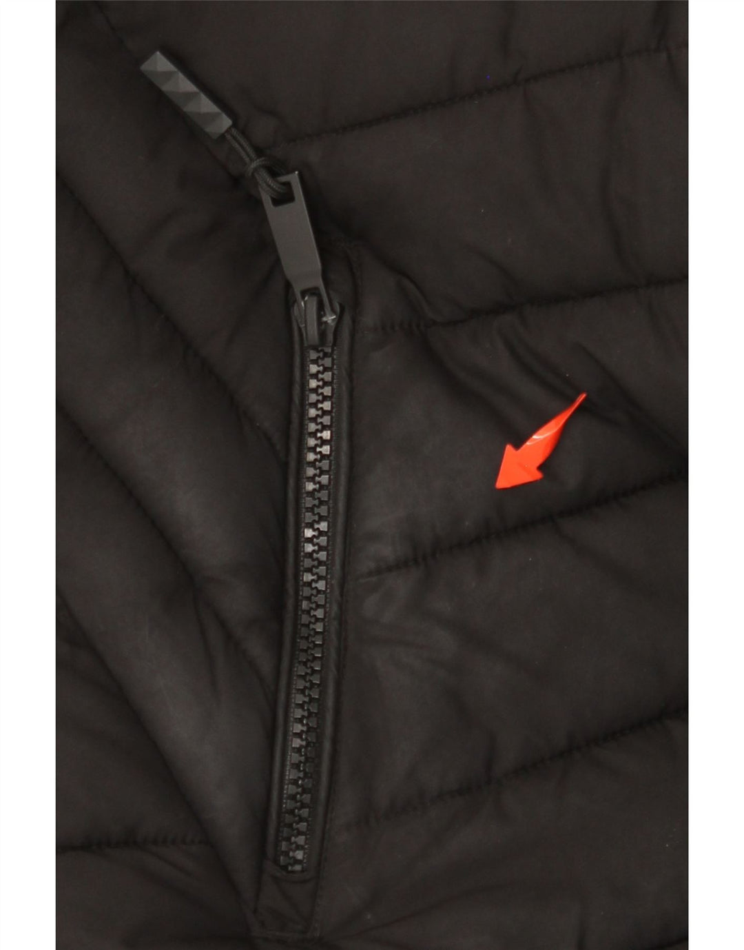 SUPERDRY Γυναικείο παλτό UK 12 Μεσαίου Μαύρου Πολυεστέρα