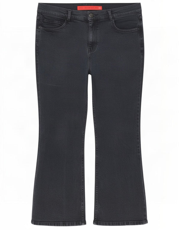 Marks & Spencer Womens Crop Bootcut Jeans UK 18 XL W36 L26 Navy Blue