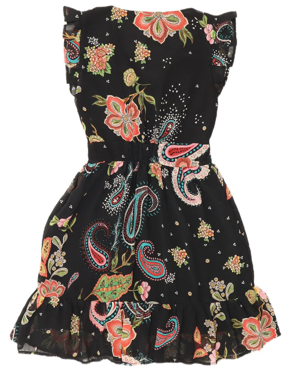 Liu Jo Γυναικείο φόρεμα σε επίπεδα UK 12 Medium Black Paisley