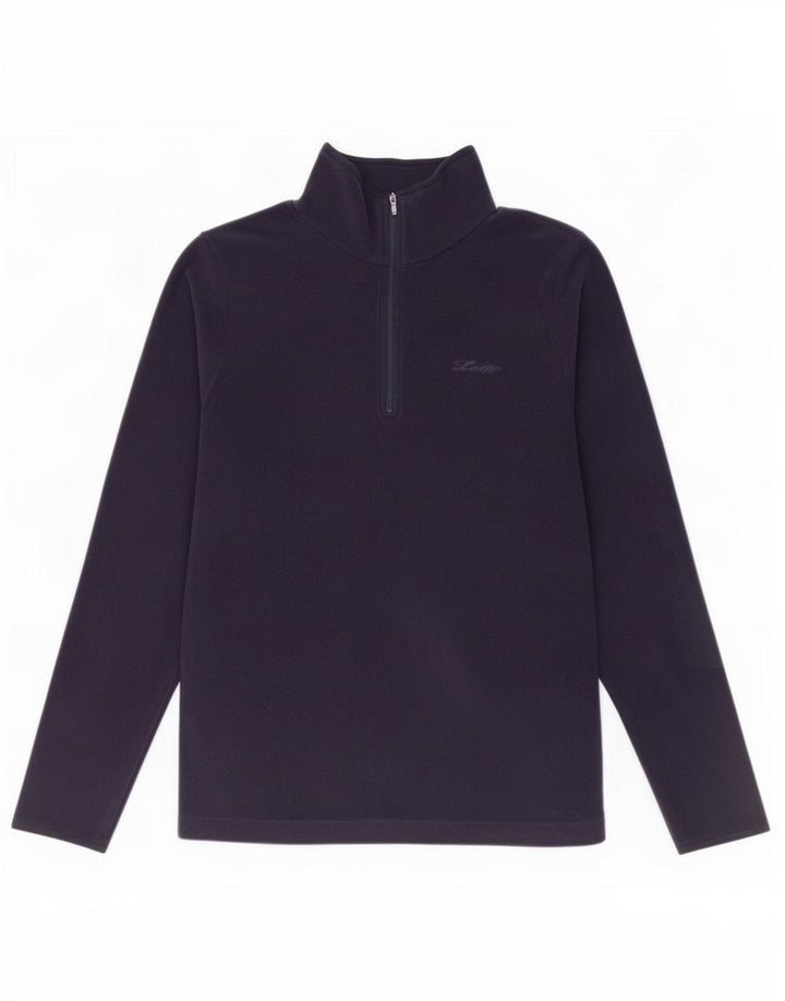 Lotto Ανδρικό φερμουάρ Fleece Jumper Μικρό Navy Blue Polyester