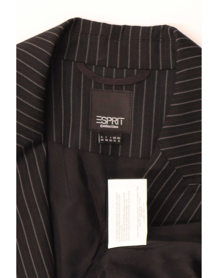 Esprit γυναικείο κοστούμι με 2 κουμπιά UK 12 Medium W30 L30 Μαύρο ριγέ