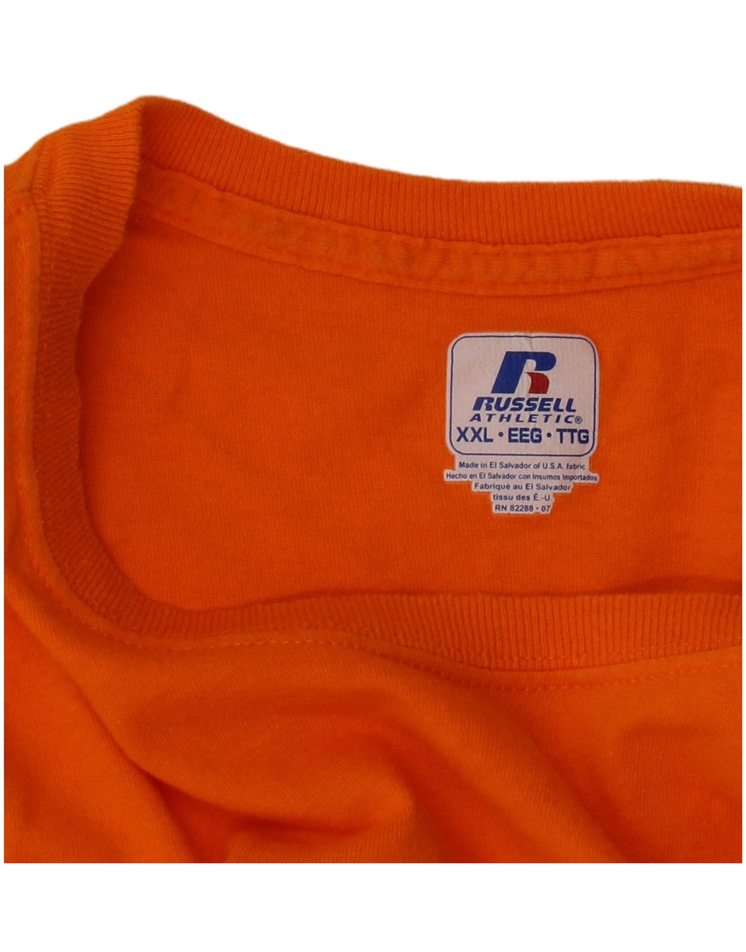 Russell Athletic Ανδρικό T-Shirt Top 2XL Orange