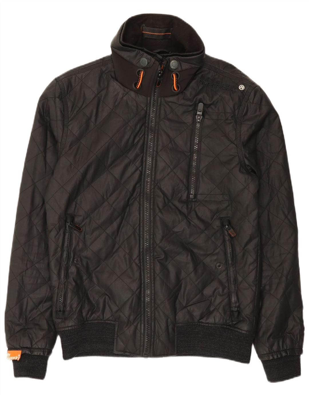 Superdry Ανδρικό καπιτονέ Bomber Jacket UK 40 Large Black Nylon