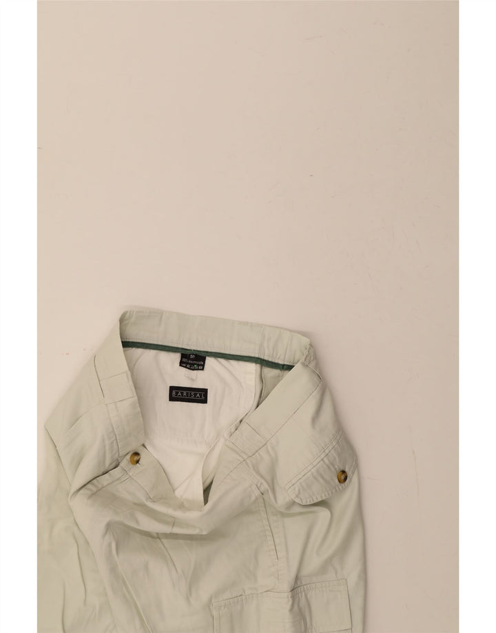 BARISAL Mens Cargo Shorts IT 50 Large W34  Off White Cotton Vintage Barisal and Second-Hand Barisal from Messina Hembry 
