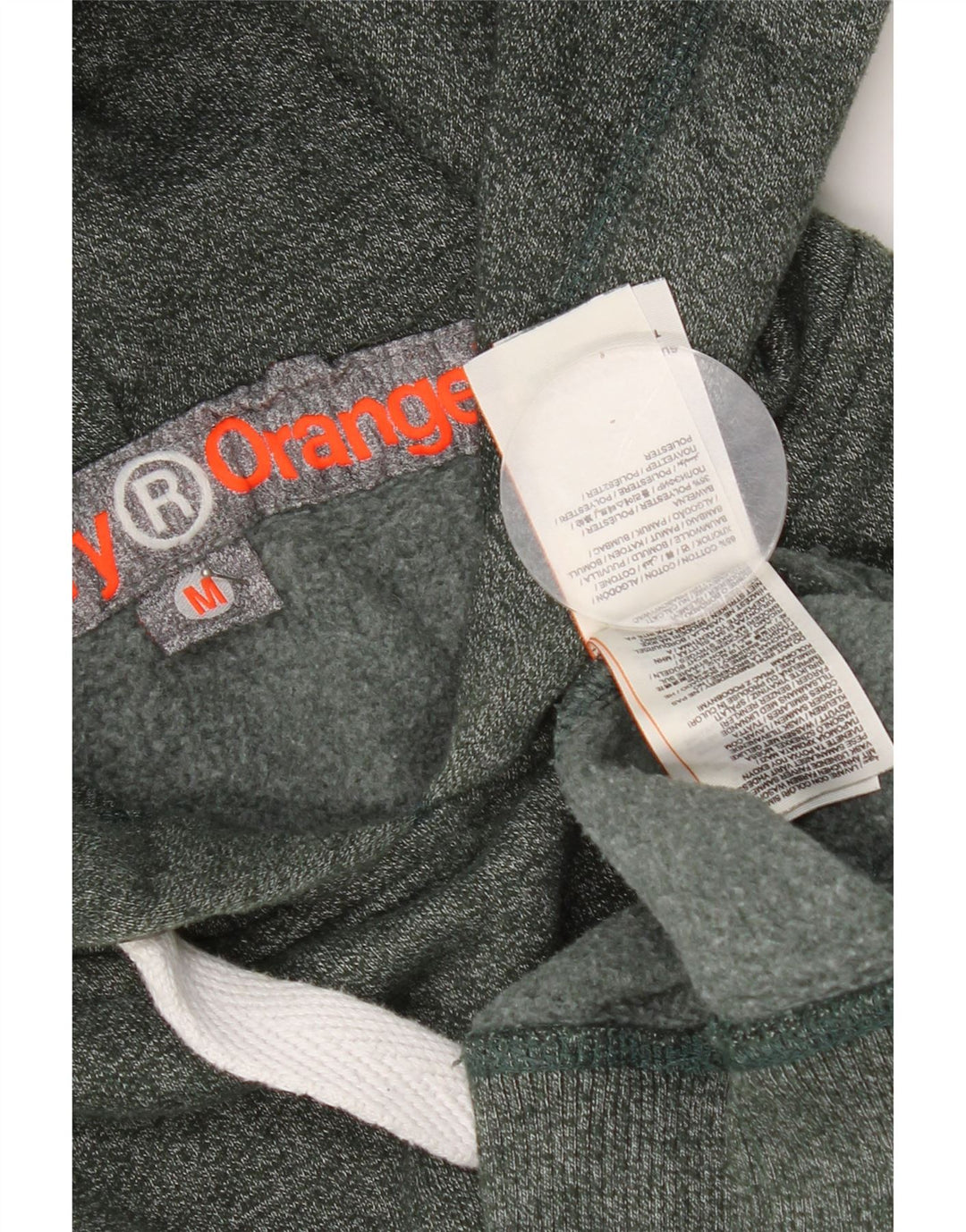 Superdry Ανδρικό φούτερ με κουκούλα βαμβακερό μεσαίο πράσινο