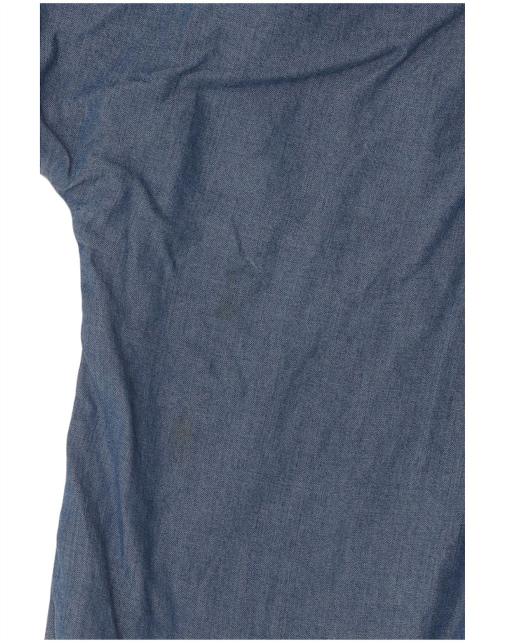 Mountain Warehouse Γυναικείο κοντομάνικο πουκάμισο Oversized UK 10 Small Blue
