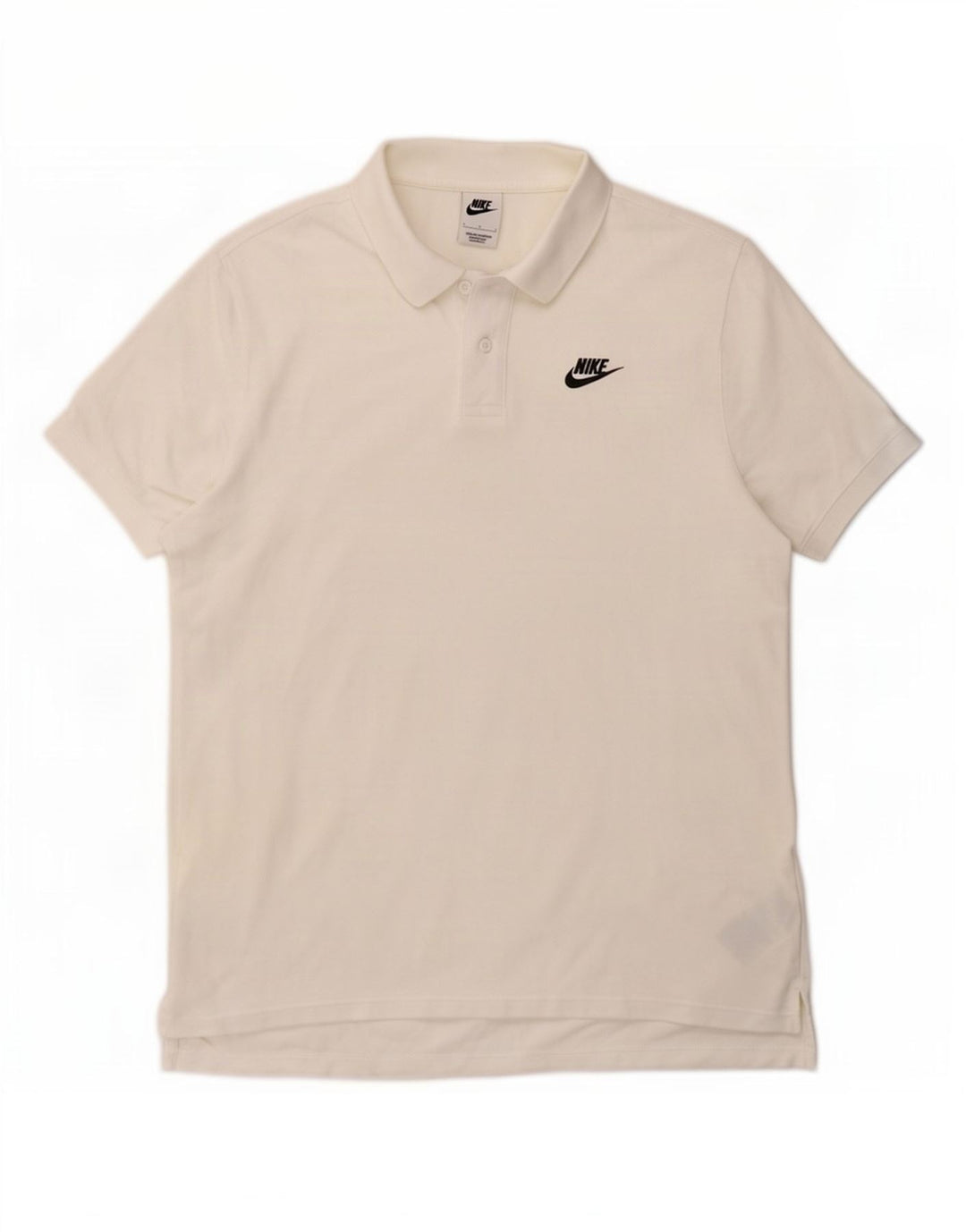 Ανδρικό μπλουζάκι πόλο Nike μεγάλο λευκό βαμβακερό