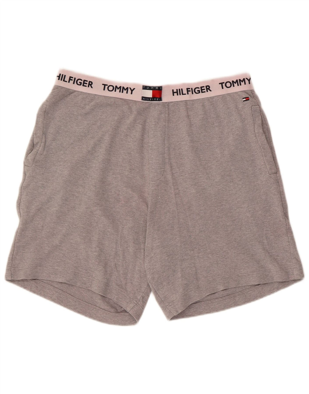 Ανδρικό γραφικό αθλητικό σορτς Tommy Hilfiger, Βαμβακερό μεσαίο γκρι