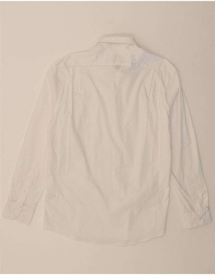 DOCKERS Mens Shirt Size 16 1/2 Large White Cotton Vintage Dockers and Second-Hand Dockers from Messina Hembry 