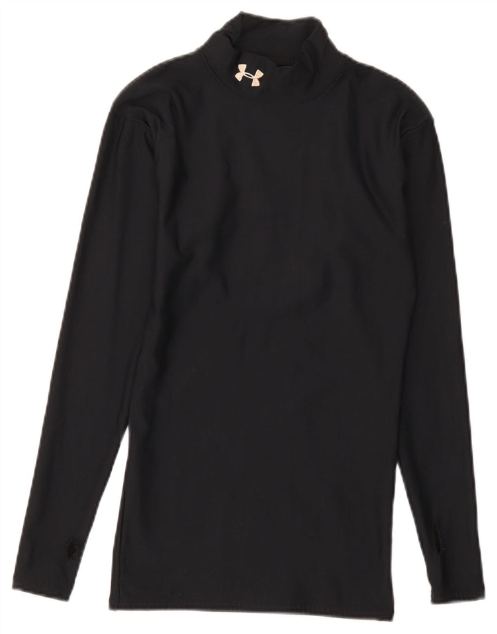 Under Armour Γυναικείο Cold Gear Μακρυμάνικο UK 8 Small Black Nylon