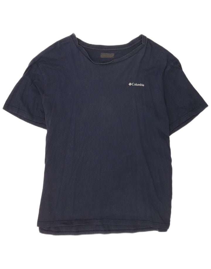 Ανδρικό γραφικό T-shirt Columbia Top Large Navy Blue