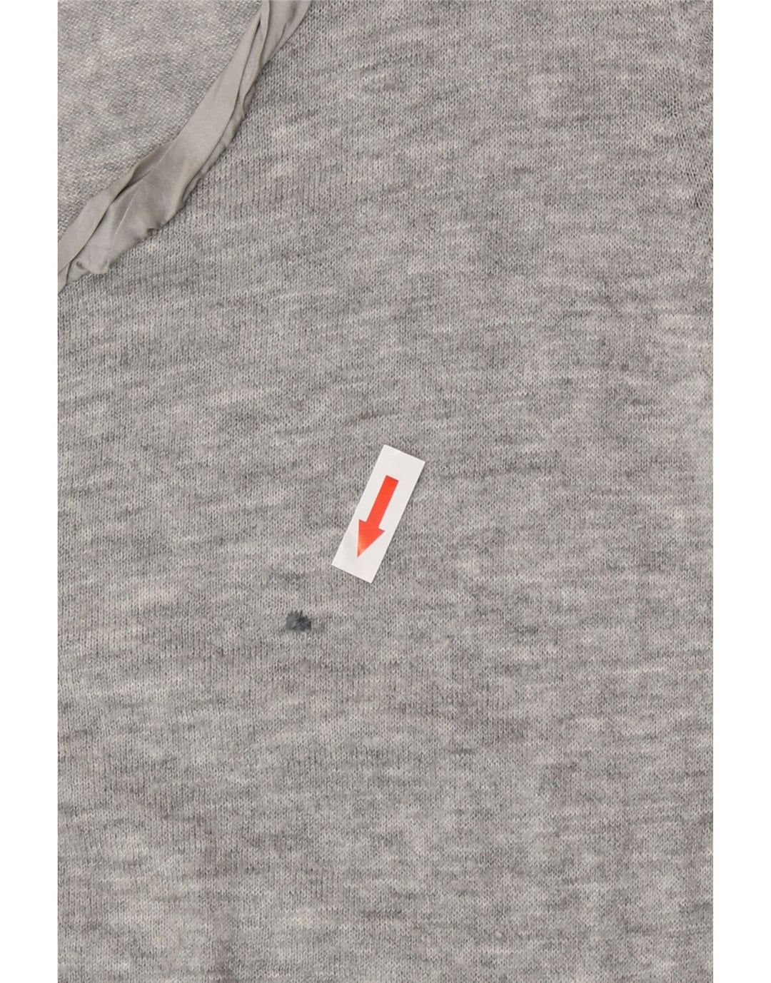 Γυναικείο πουλόβερ ζακέτας Fat Face UK 12 μεσαίου γκρι μαλλί