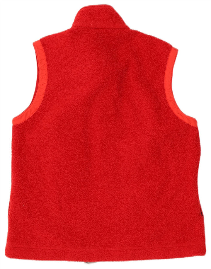 Murphy & Nye Womens Fleece Gilet UK 14 Medium Red Polyester