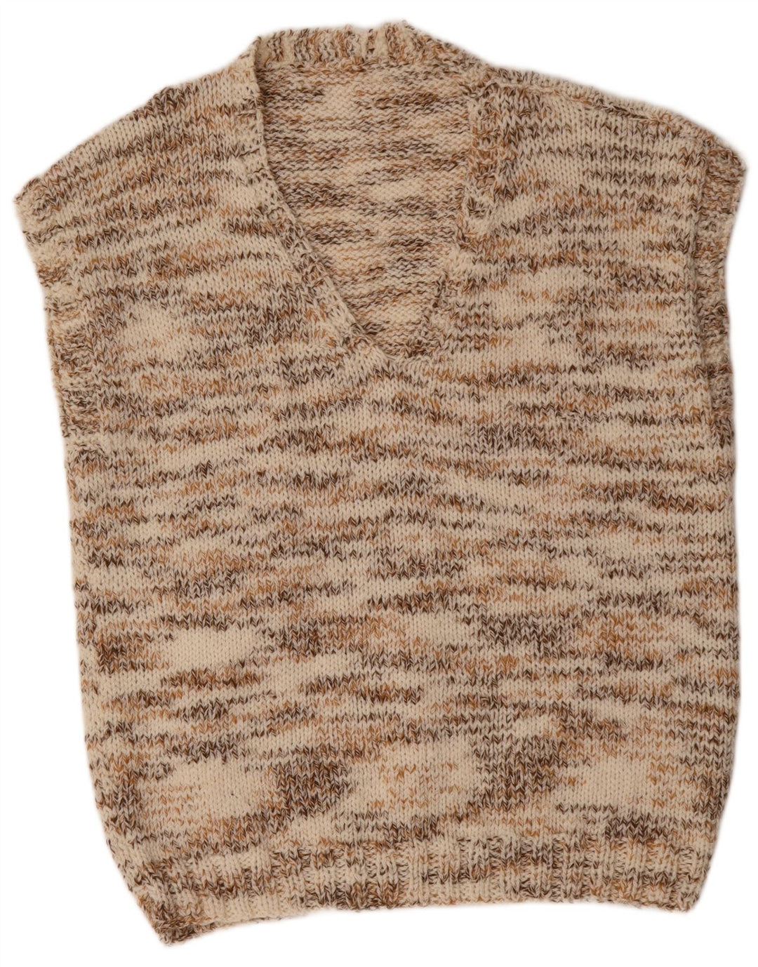 Vintage ανδρικό γιλέκο Tank Top Large Beige Flecked