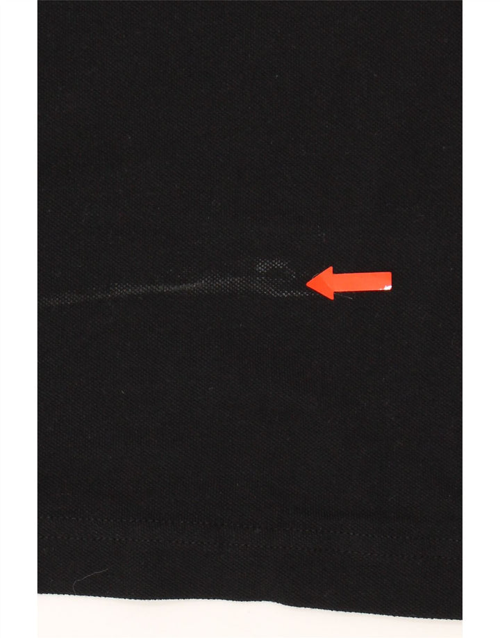 KAPPA Mens Polo Shirt Large Black Cotton Vintage Kappa and Second-Hand Kappa from Messina Hembry 