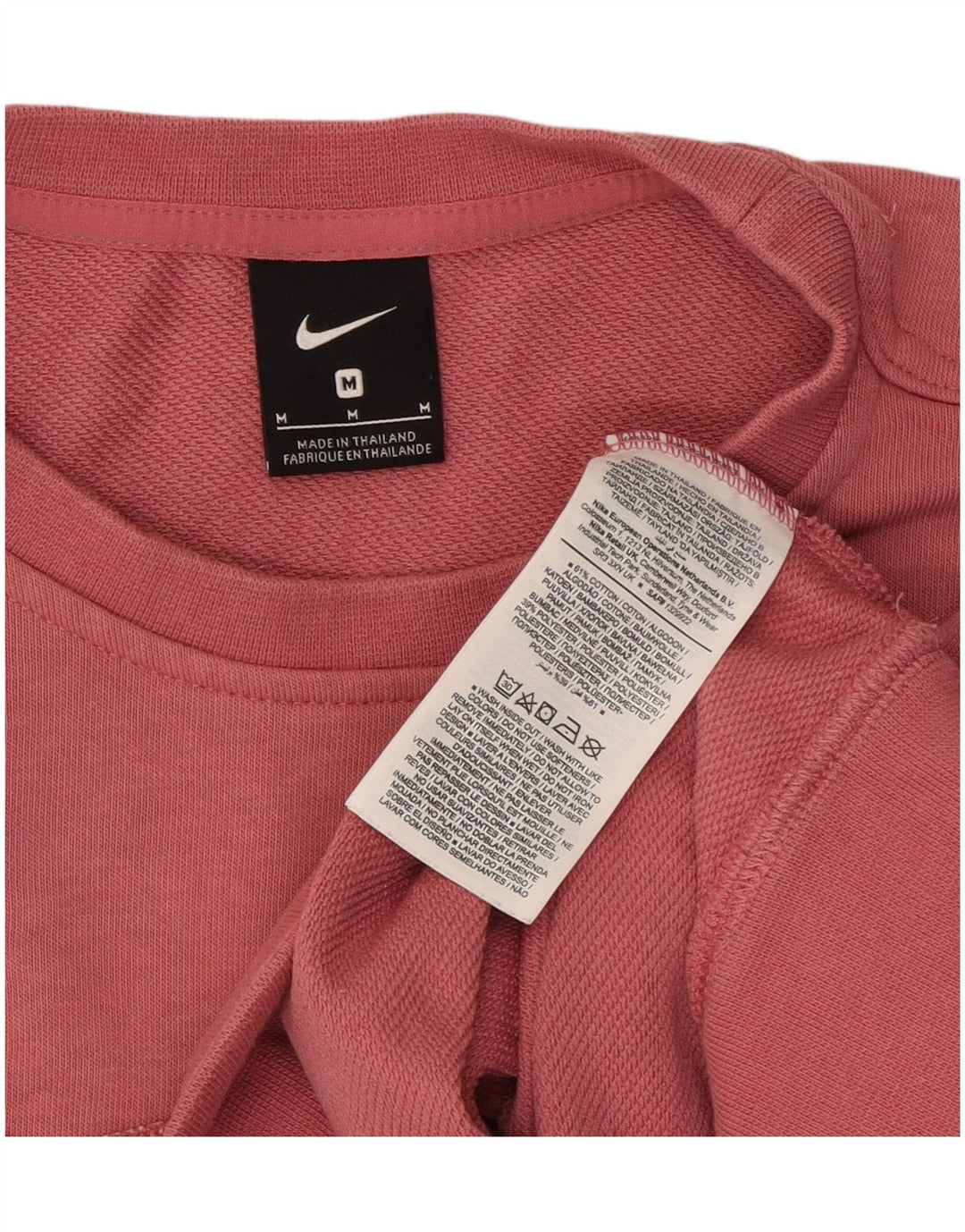 Γυναικεία φούτερ με γραφικά Crop Nike Jumper UK 14 Medium Pink