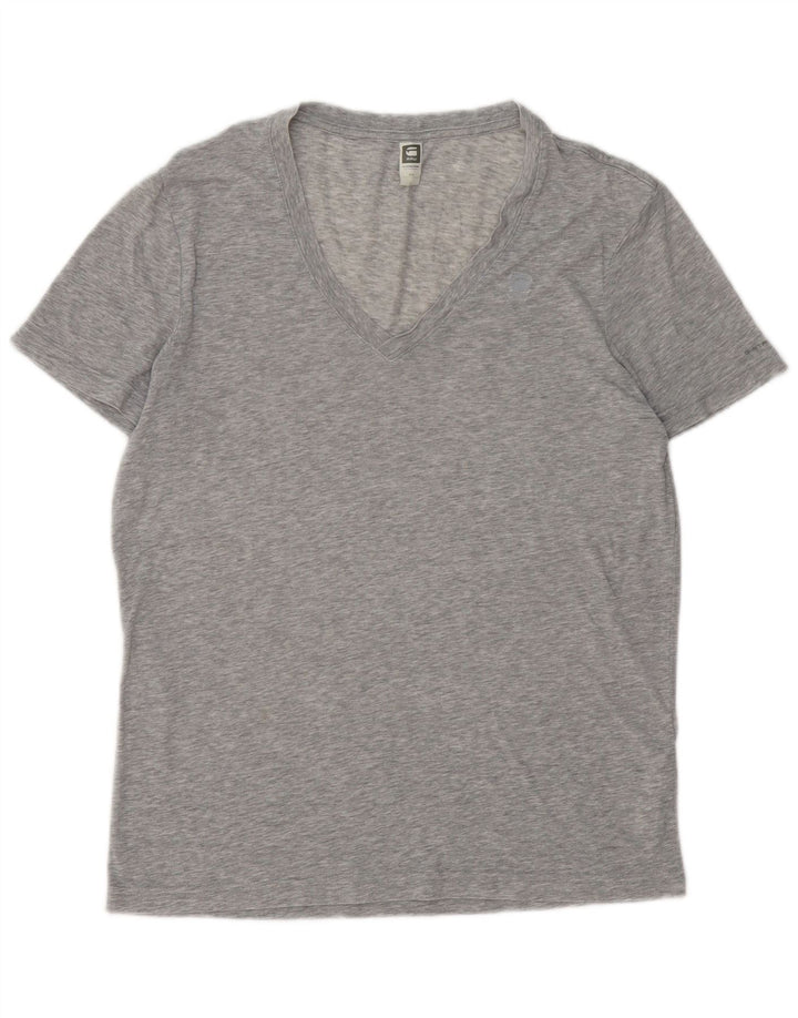 Ανδρικό T-Shirt G-Star Top Βαμβακερό με μεσαίο γκρι φλιτζάνι