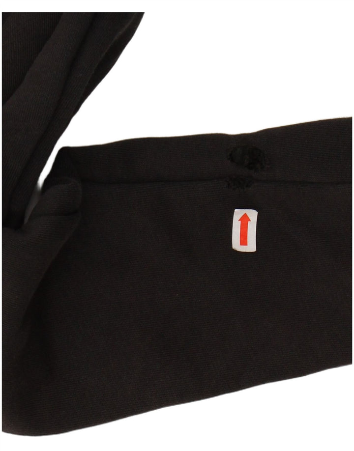 Γυναικείο πουλόβερ με κουκούλα με φερμουάρ ADIDAS UK 4/6 XS Μαύρο