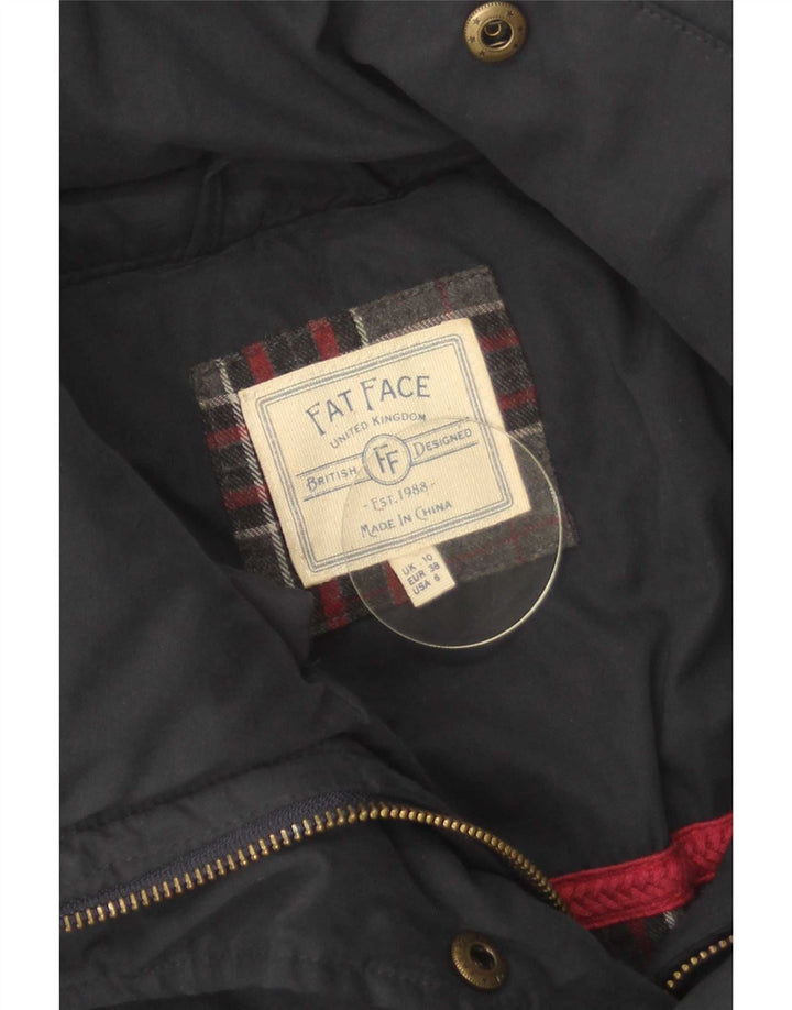Fat Face Γυναικείο μπουφάν με επένδυση UK 10 Small Navy Blue Polyester