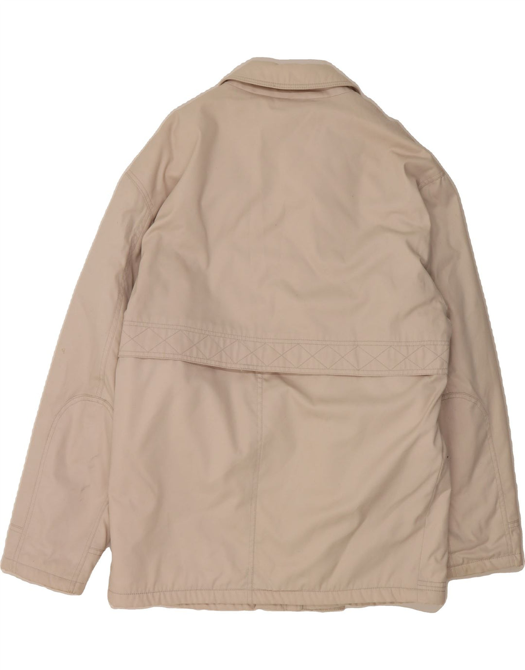 VINTAGE Mens Padded Jacket IT 50 Large Beige Vintage Vintage and Second-Hand Vintage from Messina Hembry 