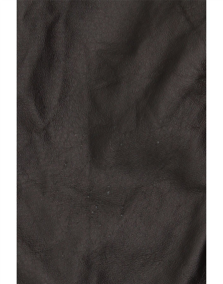 Canda Ανδρικό Δερμάτινο Μπουφάν IT 52 XL Μαύρο Δερμάτινο