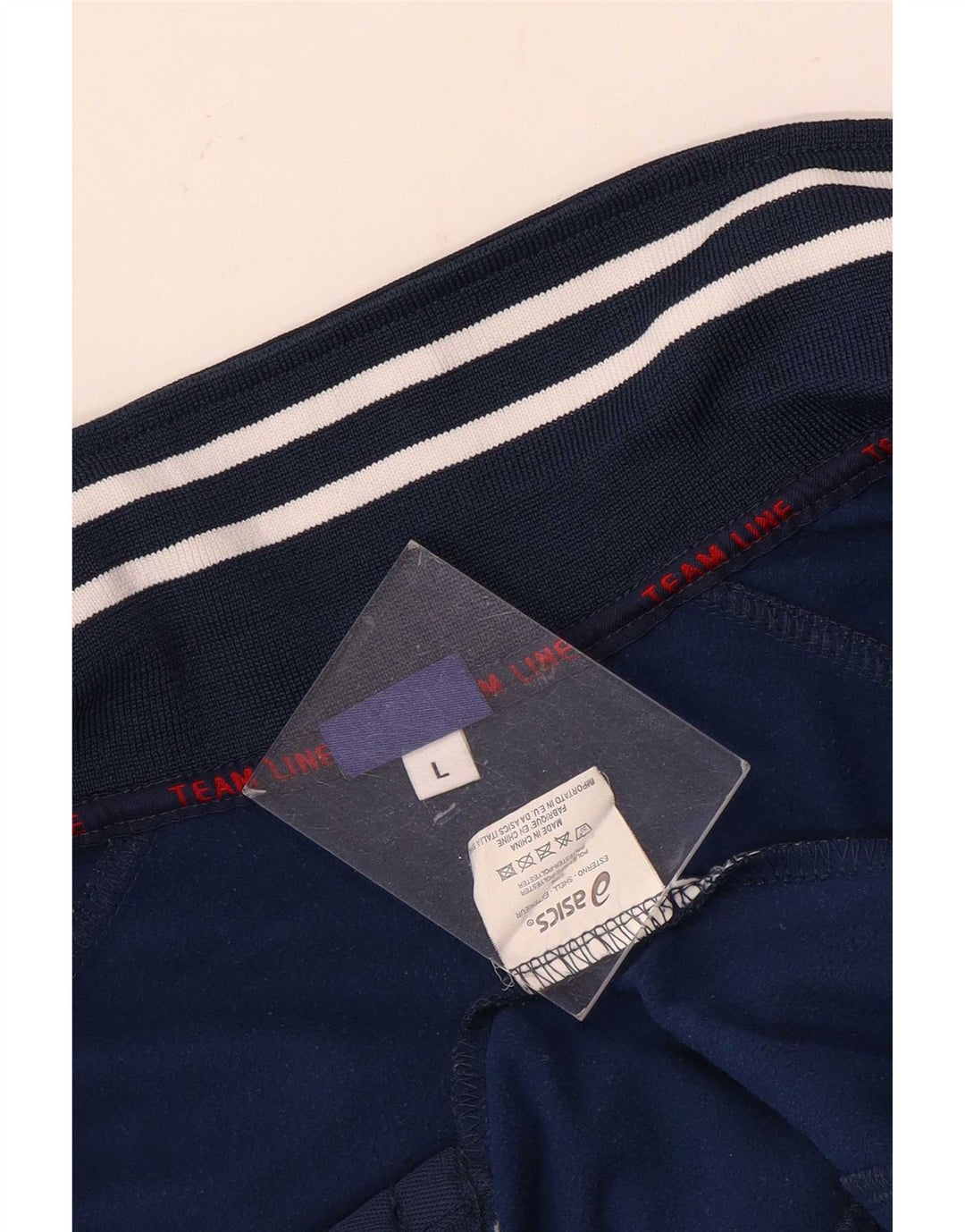 Ανδρική αθλητική φόρμα Asics Top Jacket Μεγάλο μπλε ναυτικό χρώμα πολυεστέρα
