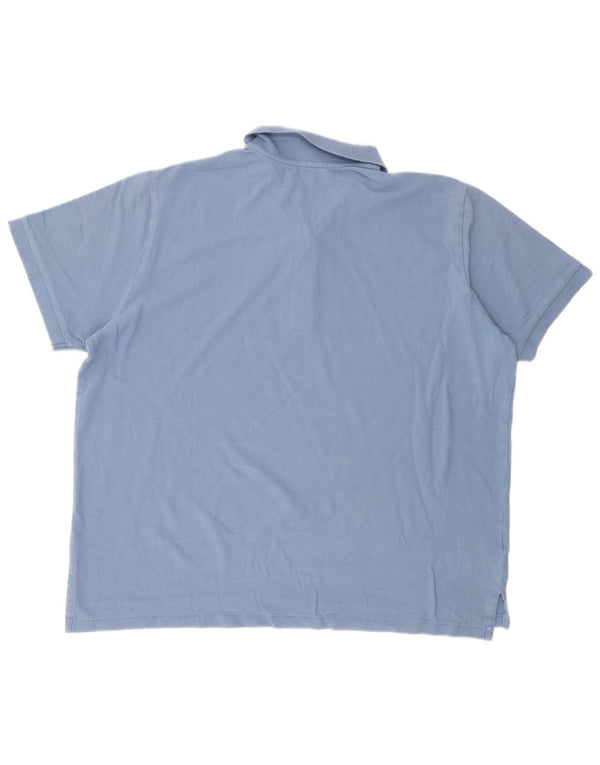 Ανδρικό πουκάμισο πόλο Eddie Bauer 2XL Μπλε βαμβακερό