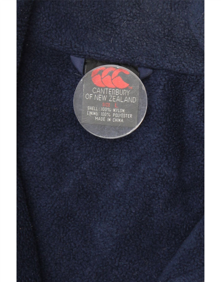 CANTERBURY Ανδρικό παλτό αντιανεμικό UK 40 Large Navy Blue Nylon