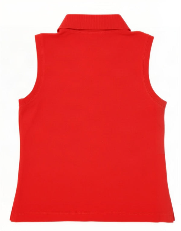 Sergio Tacchini Γυναικείο Αμάνικο Πόλο Μπλουζάκι IT 44 Medium Red