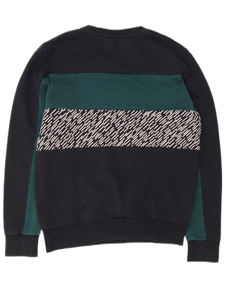 Ανδρικό γραφικό φούτερ Puma Jumper Small Black Colourblock