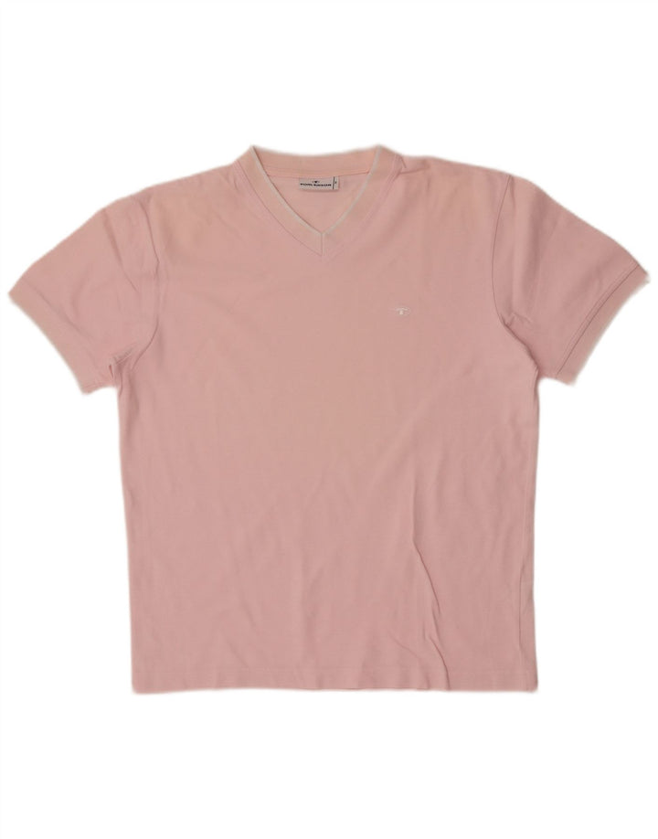 Ανδρικό T-Shirt Tom Tailor Top Μεσαίο Ροζ Βαμβακερό