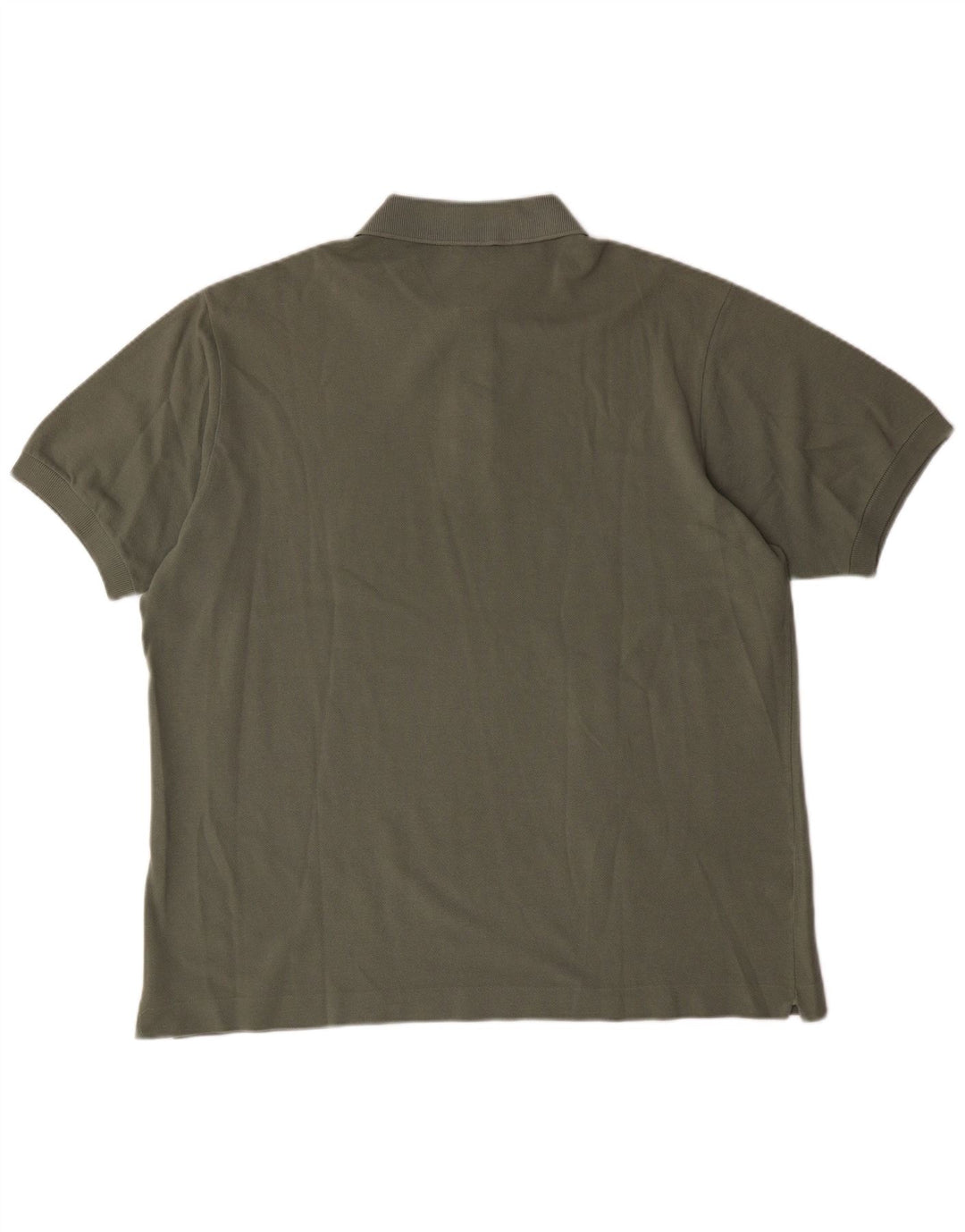 Ανδρικό πουκάμισο πόλο Lacoste Νούμερο 5 Μεγάλο χακί βαμβακερό