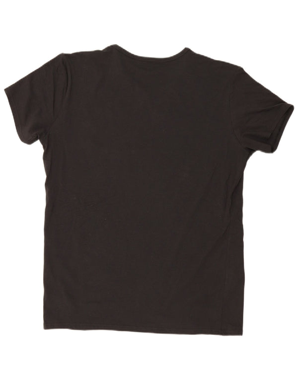 Ανδρικό T-Shirt Tommy Hilfiger Top 2XL μαύρο βαμβακερό
